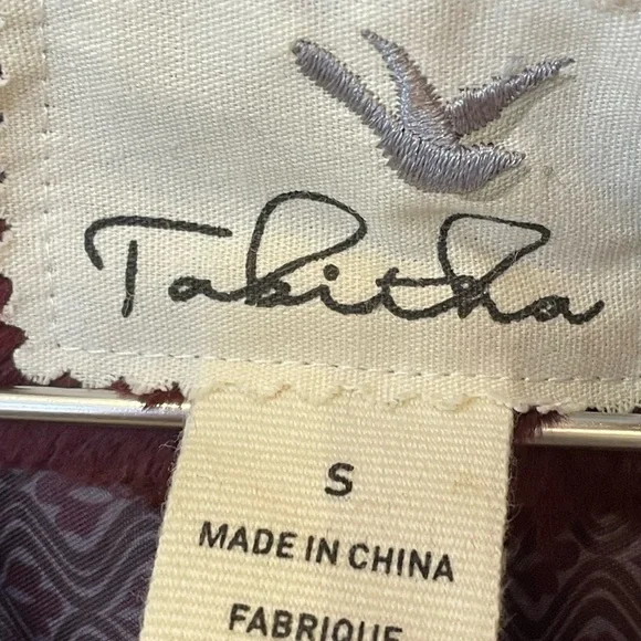 Panne velvet jacket w/silky lining Tabitha Anthropologie - Picture 8 of 8